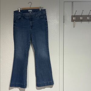 Lane Bryant Dark Blue Flare Jeans